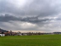 Schlechtwetterfront nähert sich Aschau von Westen